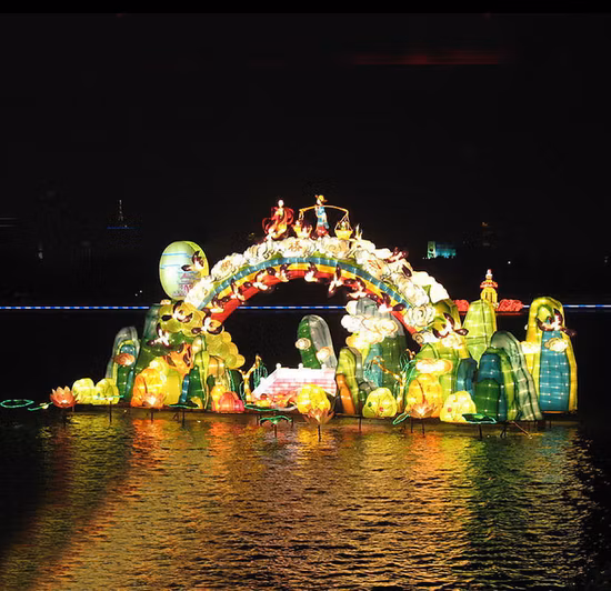 LED Chinese Lanterns New Year Decoration Dragon Lantern