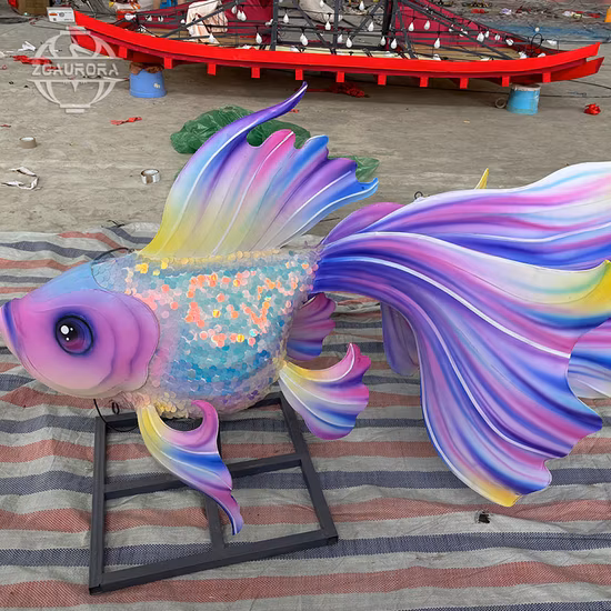 巨大な屋外ショー中国の春節ライトランタン